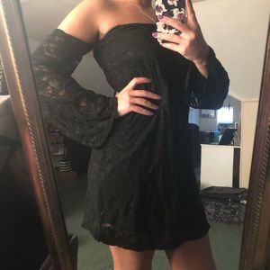 Tobi strapless dress